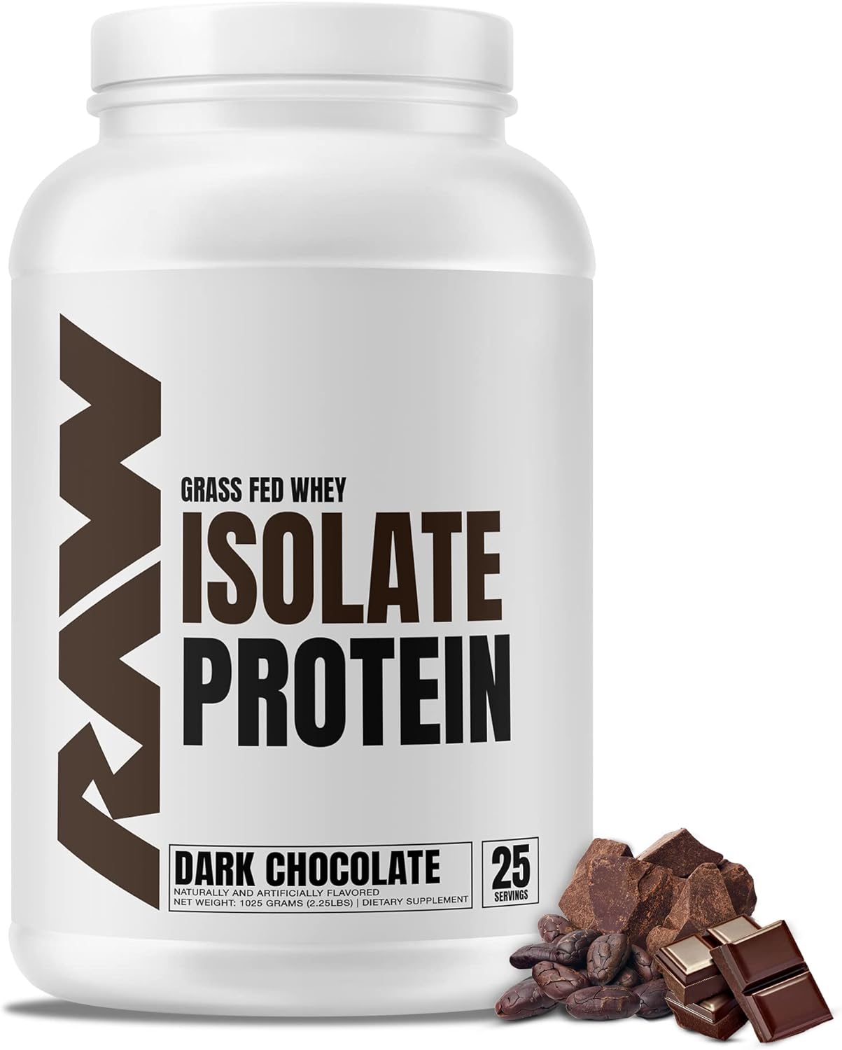 RAW NUTRITION GRASS FED WHEY ISOLATE PROTEIN