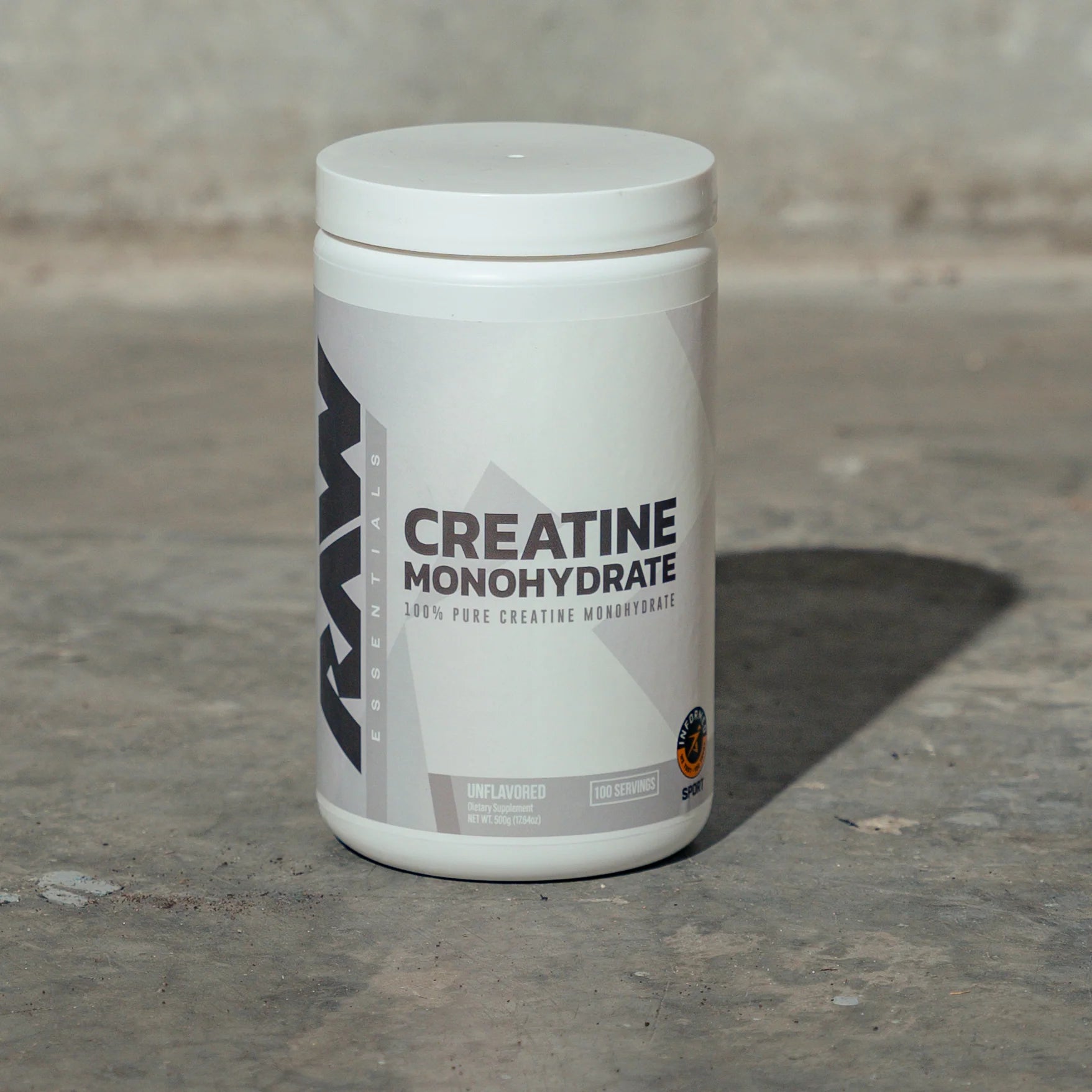 RAW CREATINE MONOHYDRATE 100 SERVS.