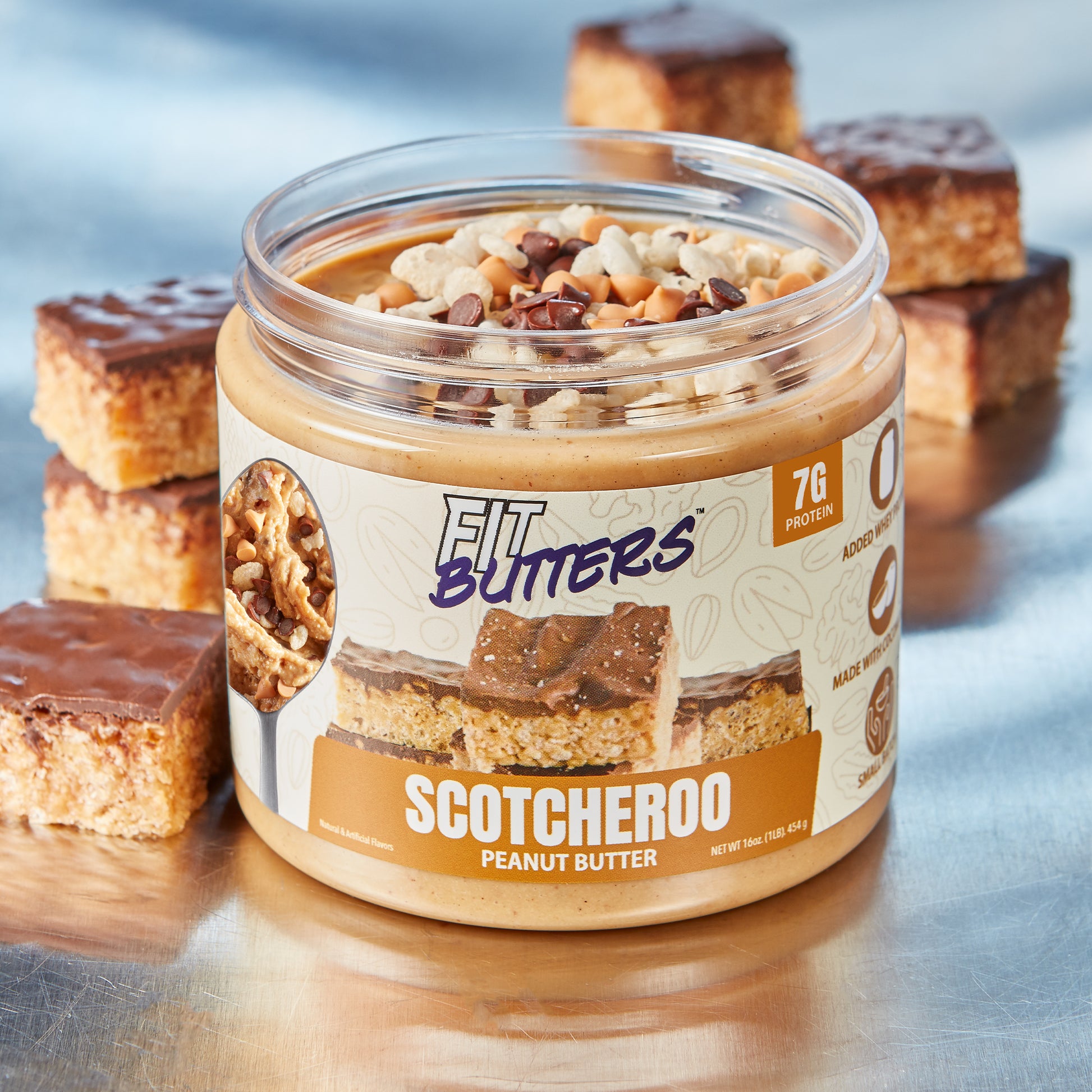 FIT BUTTERS SCOTCHEROO PEANUT BUTTER