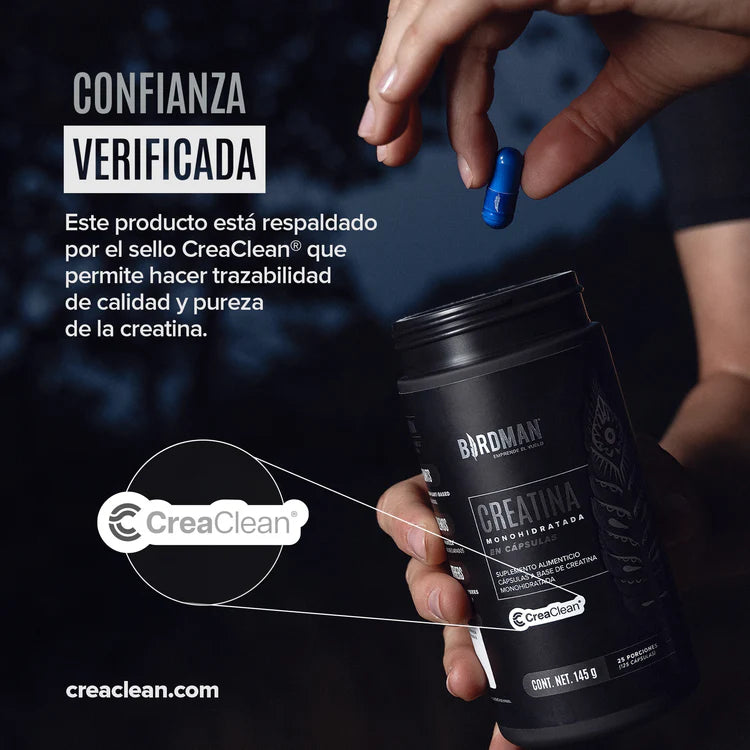 CREATINA MONOHIDRATADA EN CAPSULAS BIRDMAN