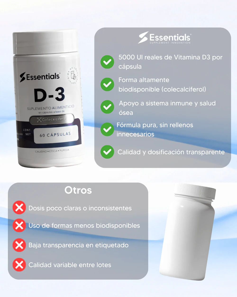 VITAMINA D-3 ESSENTIALS