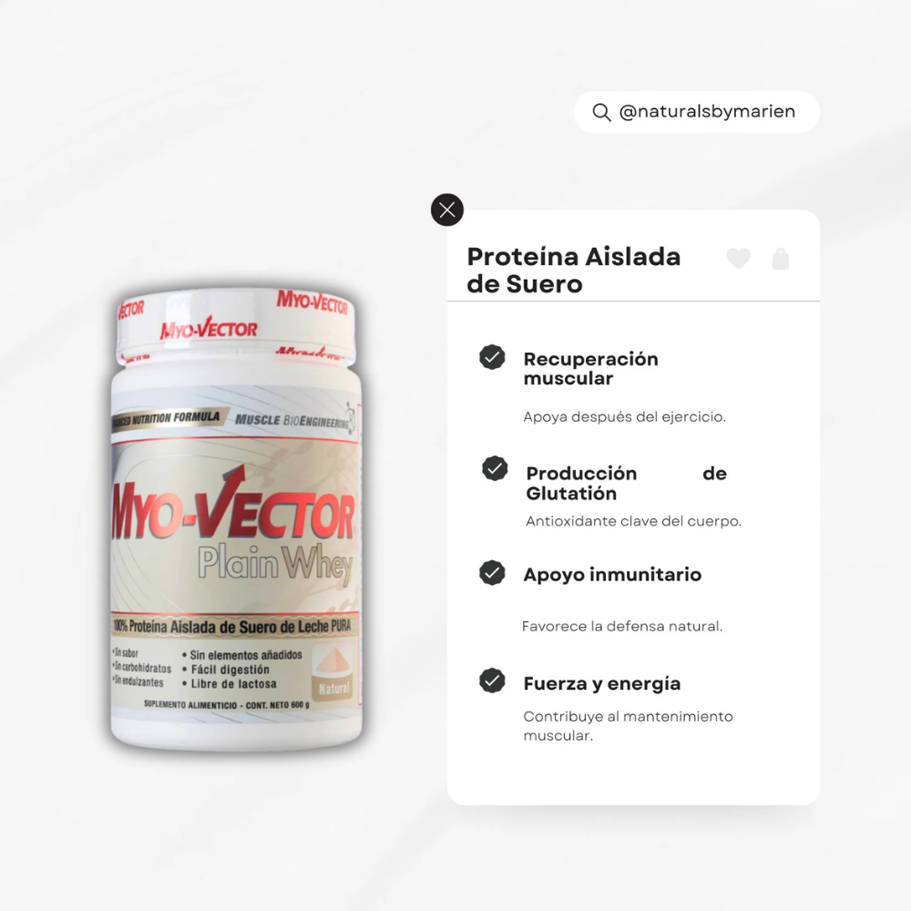 MYO-VECTOR PLAIN WHEY 600G
