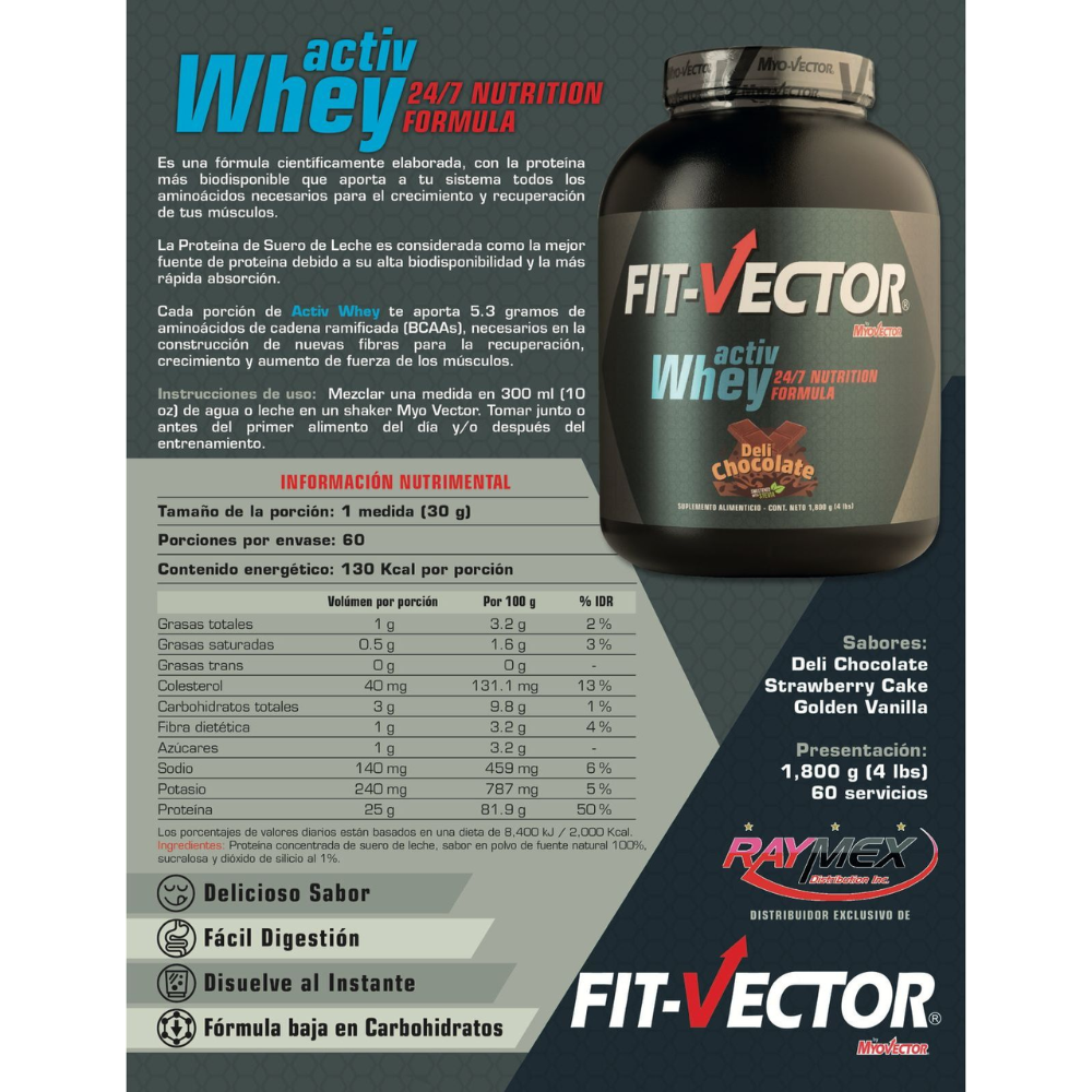 FIT VECTOR- ACTIVE WHEY 60 SERV