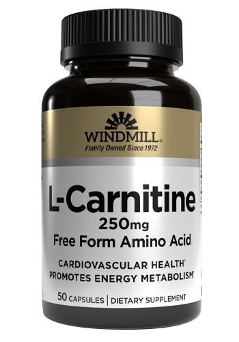 L-CARNITINE 250MG WINDMILL 50 CAPS