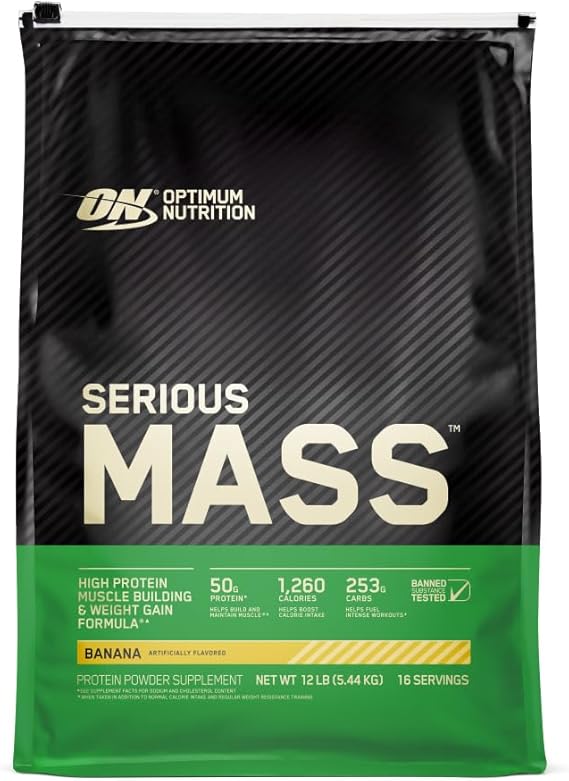 SERIOUS MASS ON OPTIMUM NUTRITION 12LB