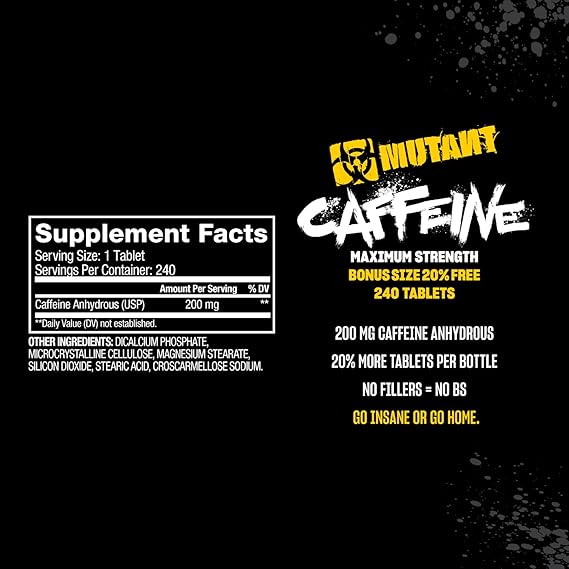 MUTANT CAFFEINE 240CAPS