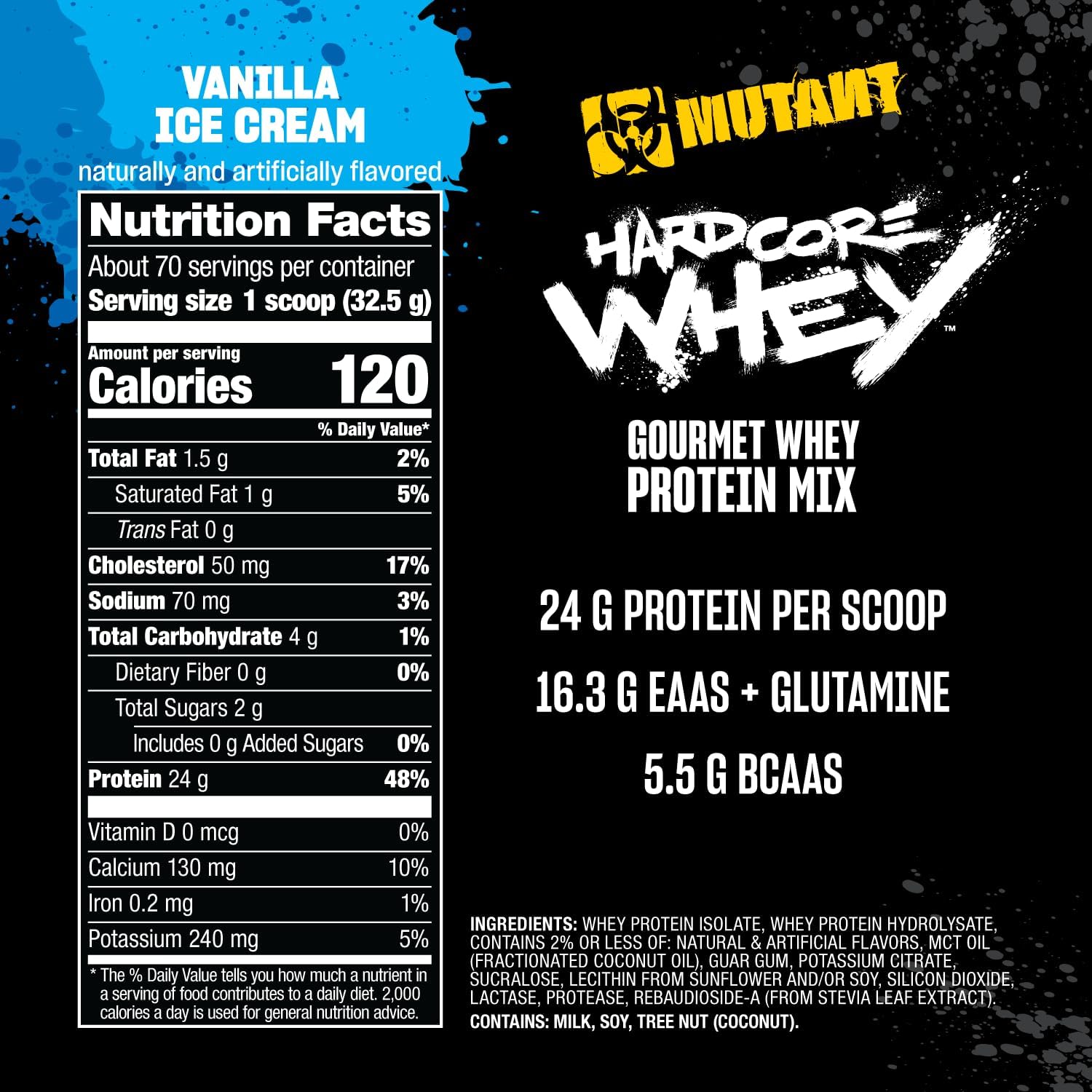 MUTANT HARDCORE WHEY  5LB