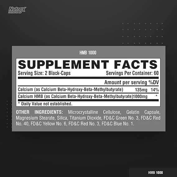 NUTREX HMB 1000MG- 120 CAPS