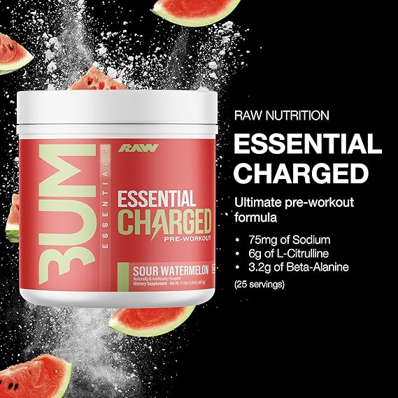 RAW CBUM ESSENTIAL CHARGED 25 SERVS