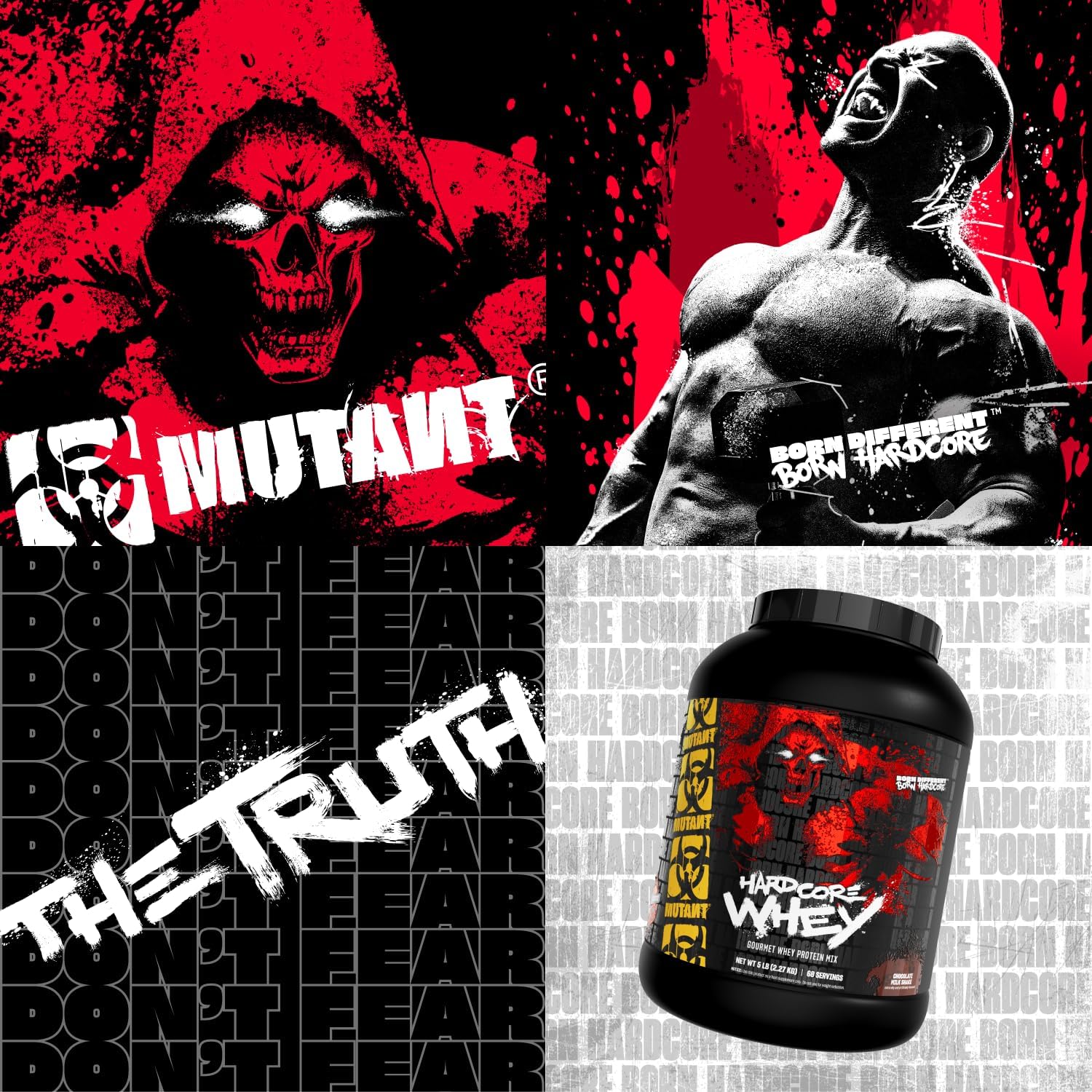 MUTANT HARDCORE WHEY  5LB