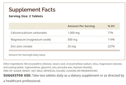 CAL-MAG-ZINC WINDMILL 100 TABLETAS