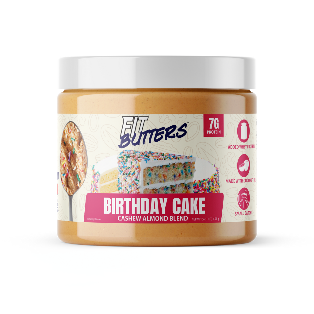 FIT BUTTERS BIRTHDAY CAKE CASHEW ALMOND BLEND