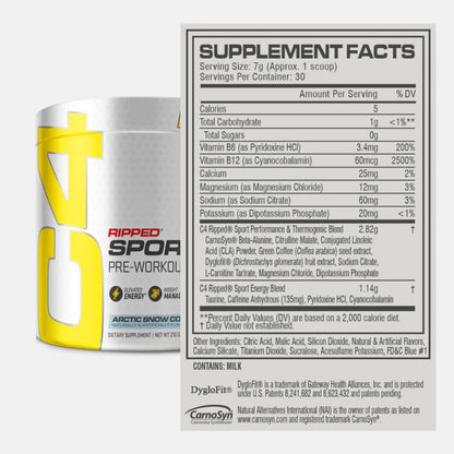 C4 RIPPED SPORT 30SERVS
