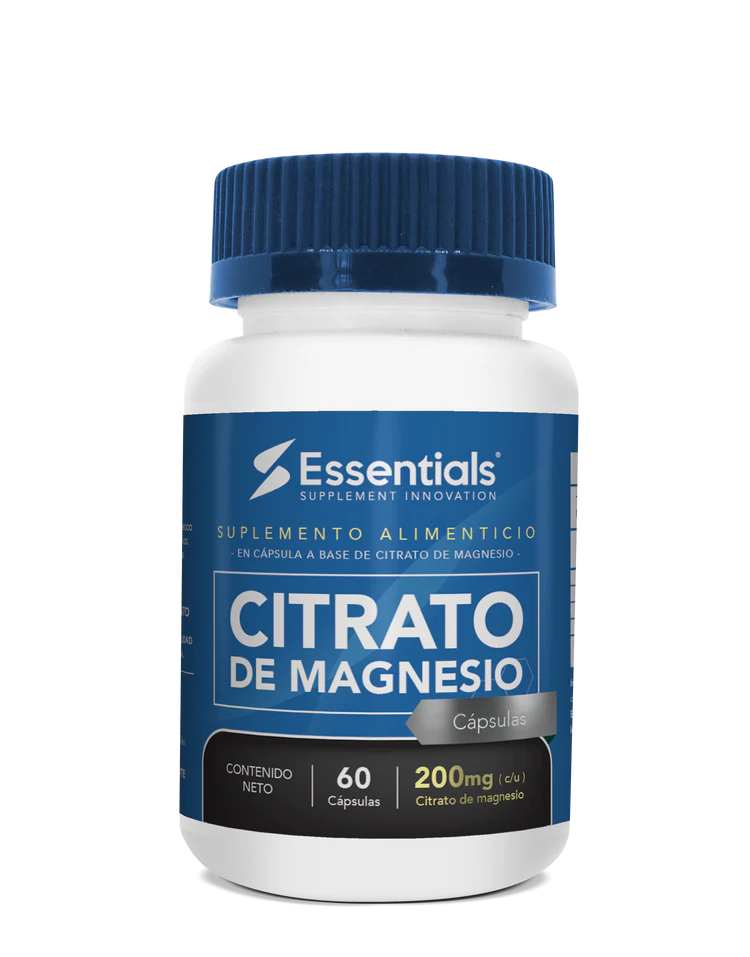 CITRATO DE MAGNESIO ESSENTIALS 60 CAPS