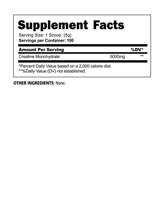 PANDA SUPPS CREATINE 500G