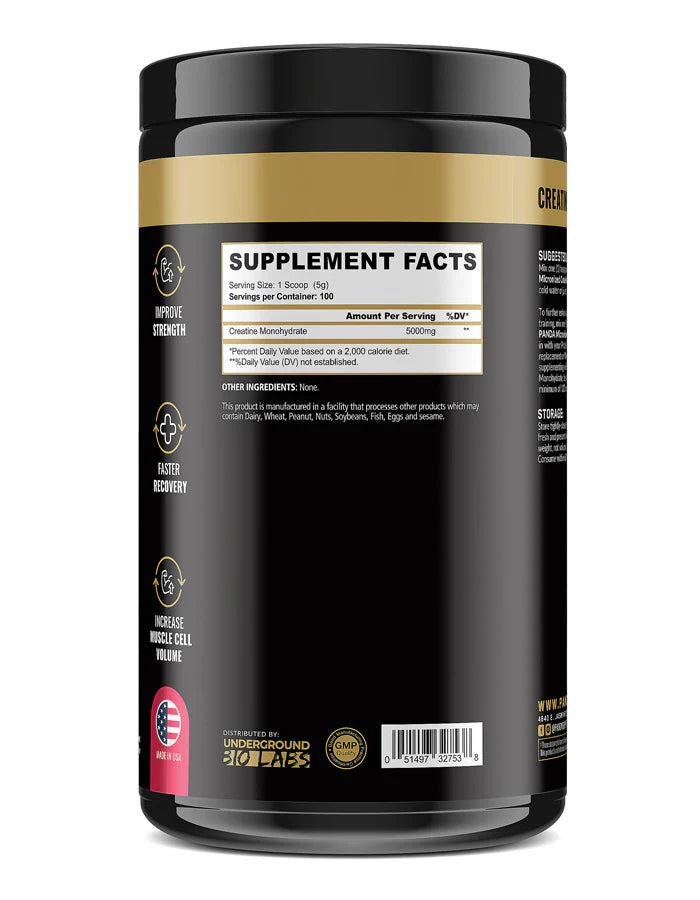 PANDA SUPPS CREATINE 500G