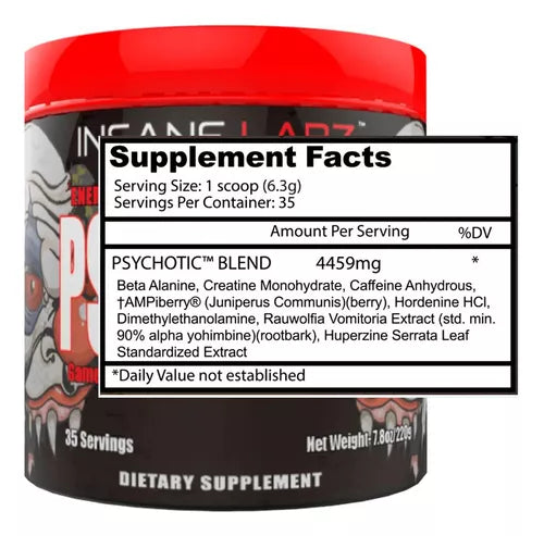 PSYCHOTIC INSANE LABZ ROJO 35 SERV