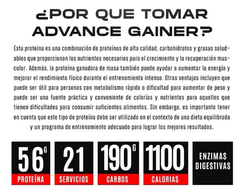 ADVANCE GAINER 12LB