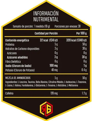 AMINOS ENERG-Y RED GOLD 300G
