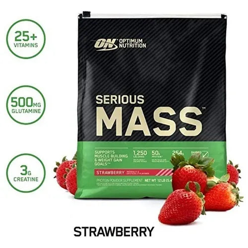 SERIOUS MASS ON OPTIMUM NUTRITION 12LB