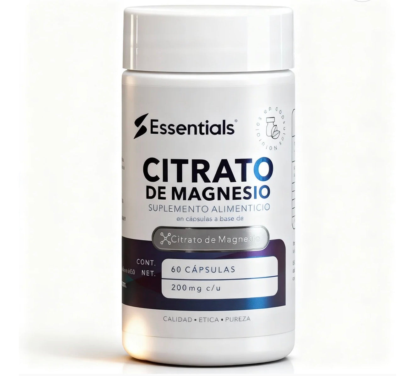 CITRATO DE MAGNESIO ESSENTIALS 60 CAPS