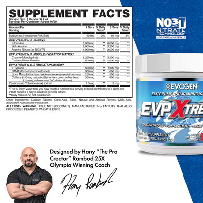 EVP XTREME N.O. PRE WORKOUT