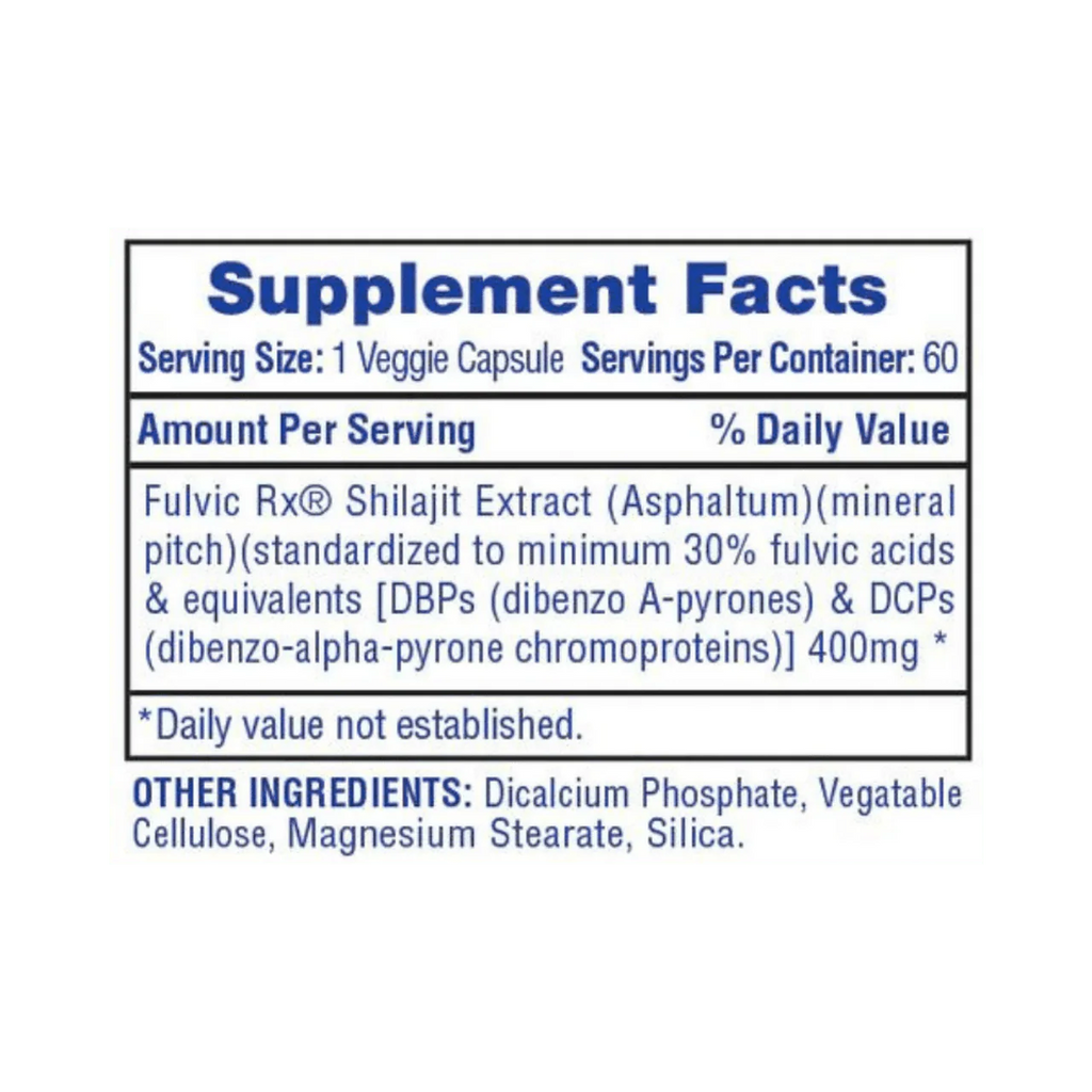 SHILAJIT EXTRACT 400MG