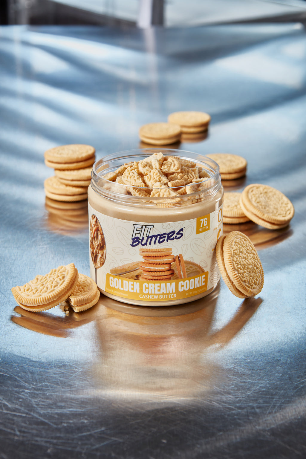FIT BUTTERS GOLDEN CREAM COOKIE CASHEW BUTTER