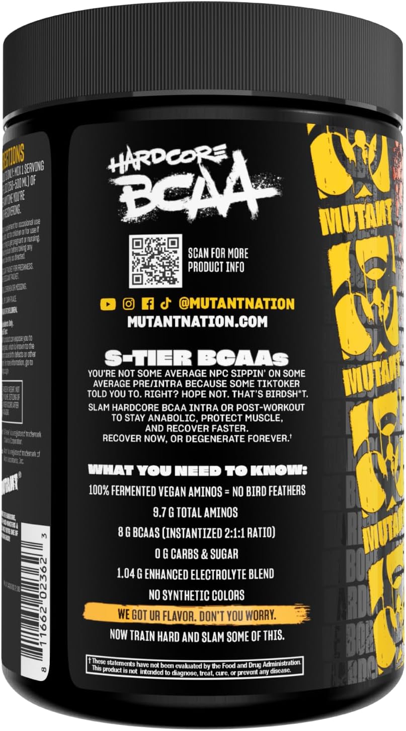 MUTANT HARDCORE BCAA 30 SERVS