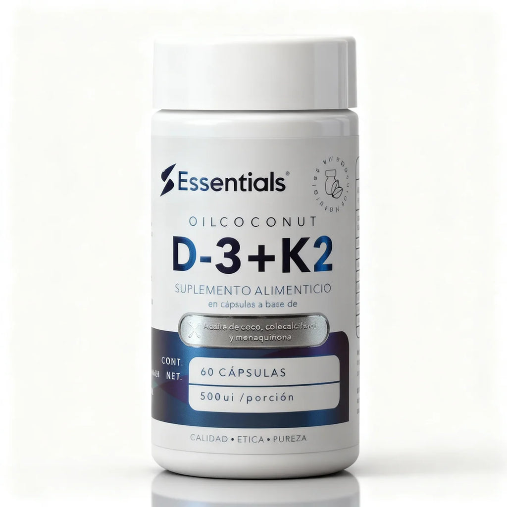 VITAMINA D3+K2 ESSENTIALS 60CAPS