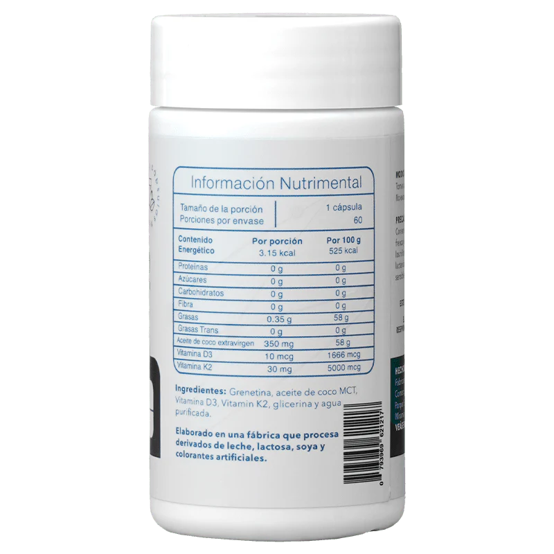 VITAMINA D3+K2 ESSENTIALS 60CAPS