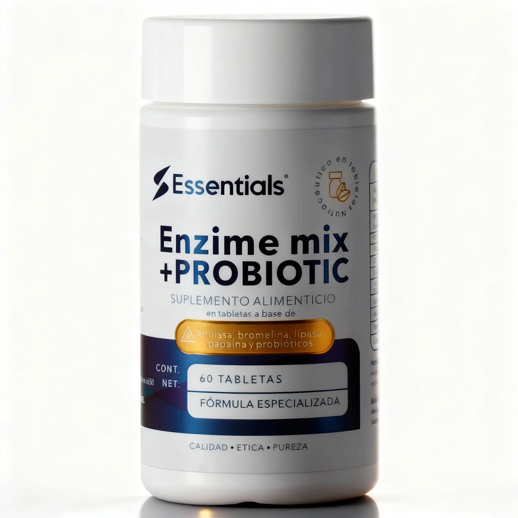 ENZIMAS + PROBIÓTICOS ESSENTIALS- 60 TABLETAS