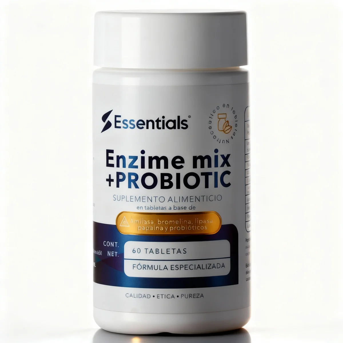 ENZIMAS + PROBIÓTICOS ESSENTIALS- 60 TABLETAS