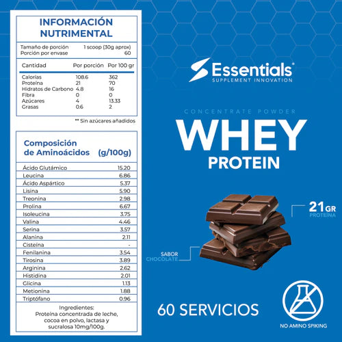 WHEY CONCENTRATE POWDER ESSENTIALS 4LB