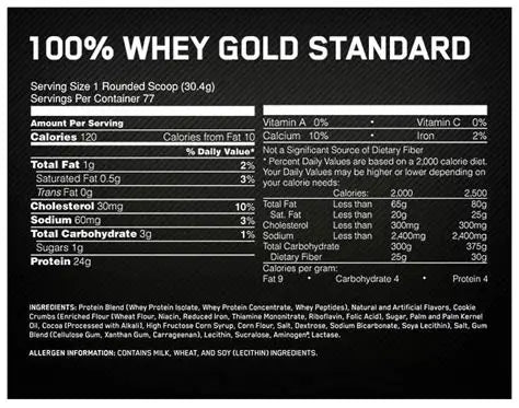 GOLD STANDARD WHEY 5LB
