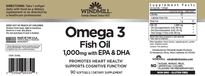 OMEGA 3 WINDMILL 90CAPS