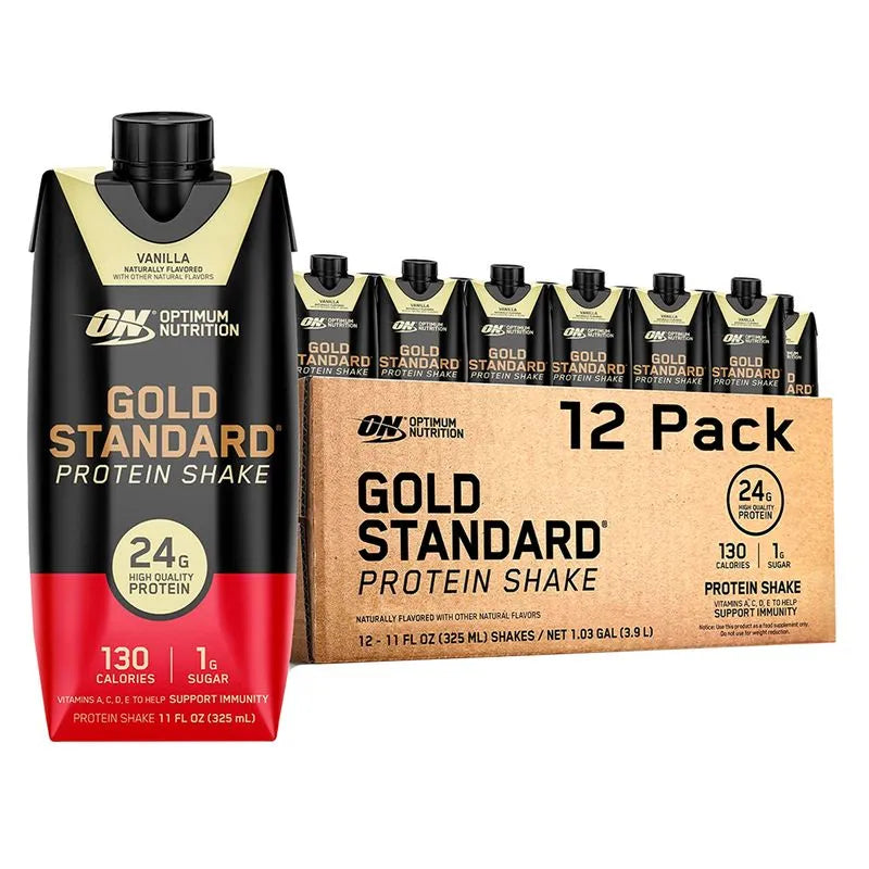 GOLD STANDARD PROTEIN SHAKE 12 PACK
