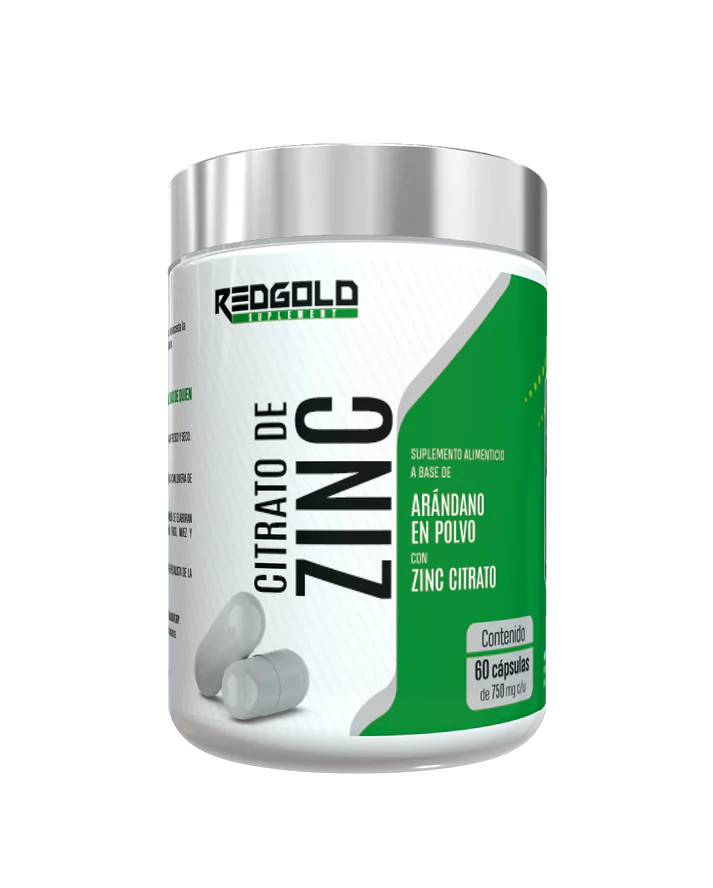 CITRATO DE ZINC RED GOLD NATURALS  60CAPS