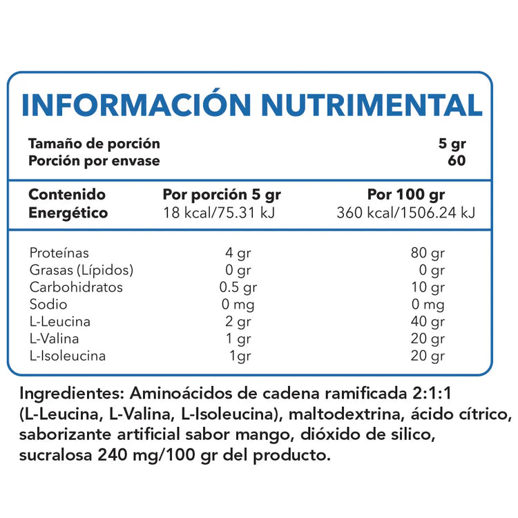 BCAAS ESSENTIALS 60 SERVS