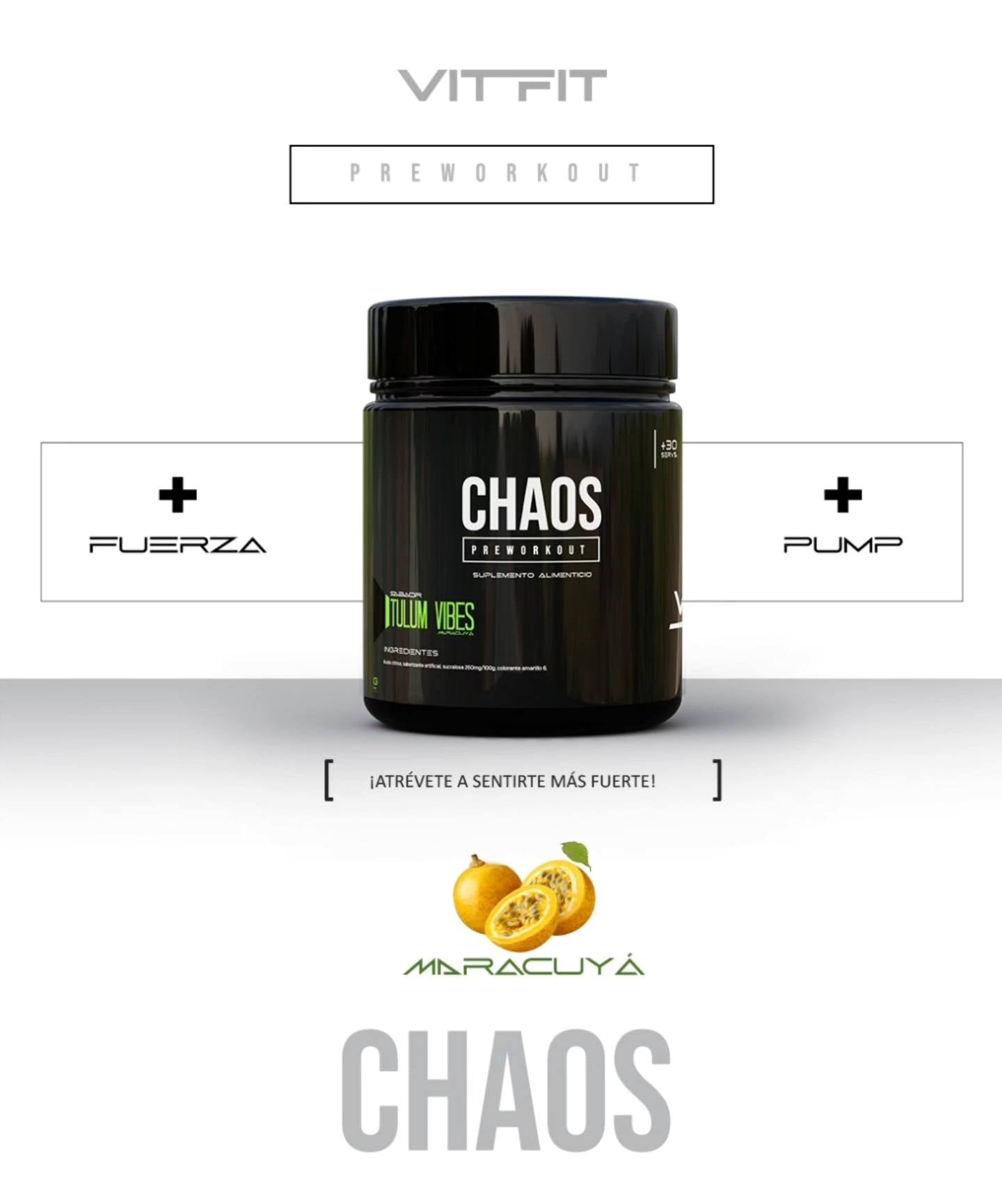 CHAOS PREWORKOUT 30 SERVS