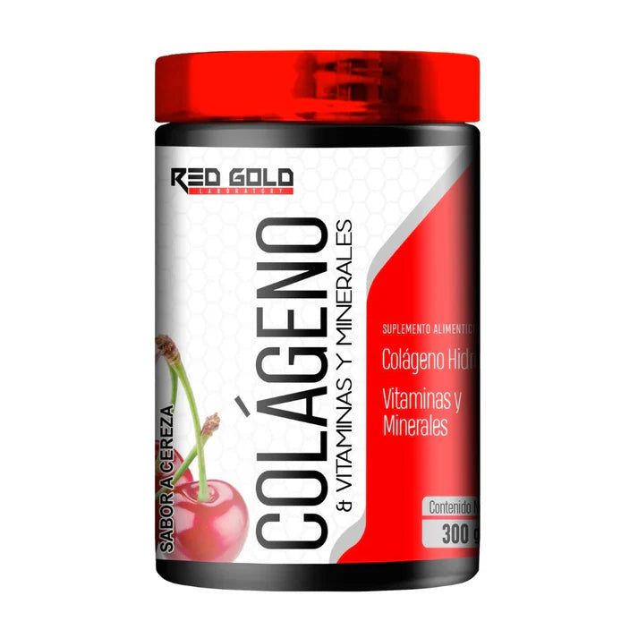 COLAGENO VITAMINAS Y MINERALES RED GOLD 300G