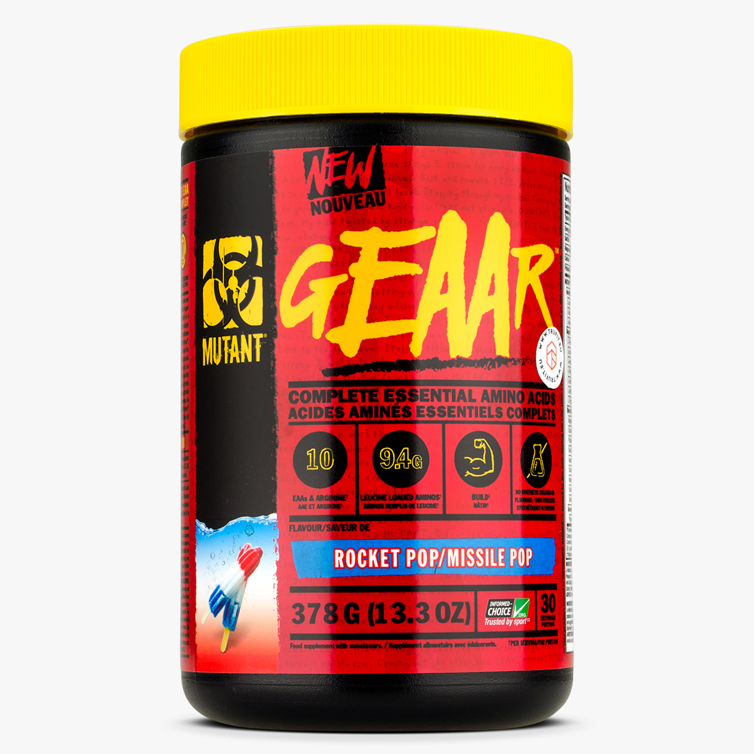 Geaar Blue Raspberry Mutant GEAAR MUTANT 30 SERVICIOS – TOTAL FIT STORE