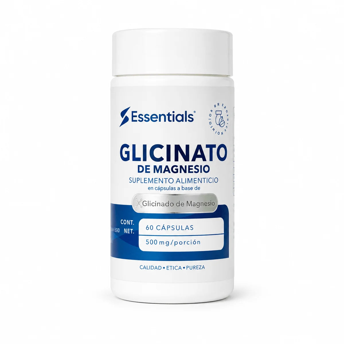 GLYCINATO DE MAGNESIO ESSENTIALS 60 CAPS