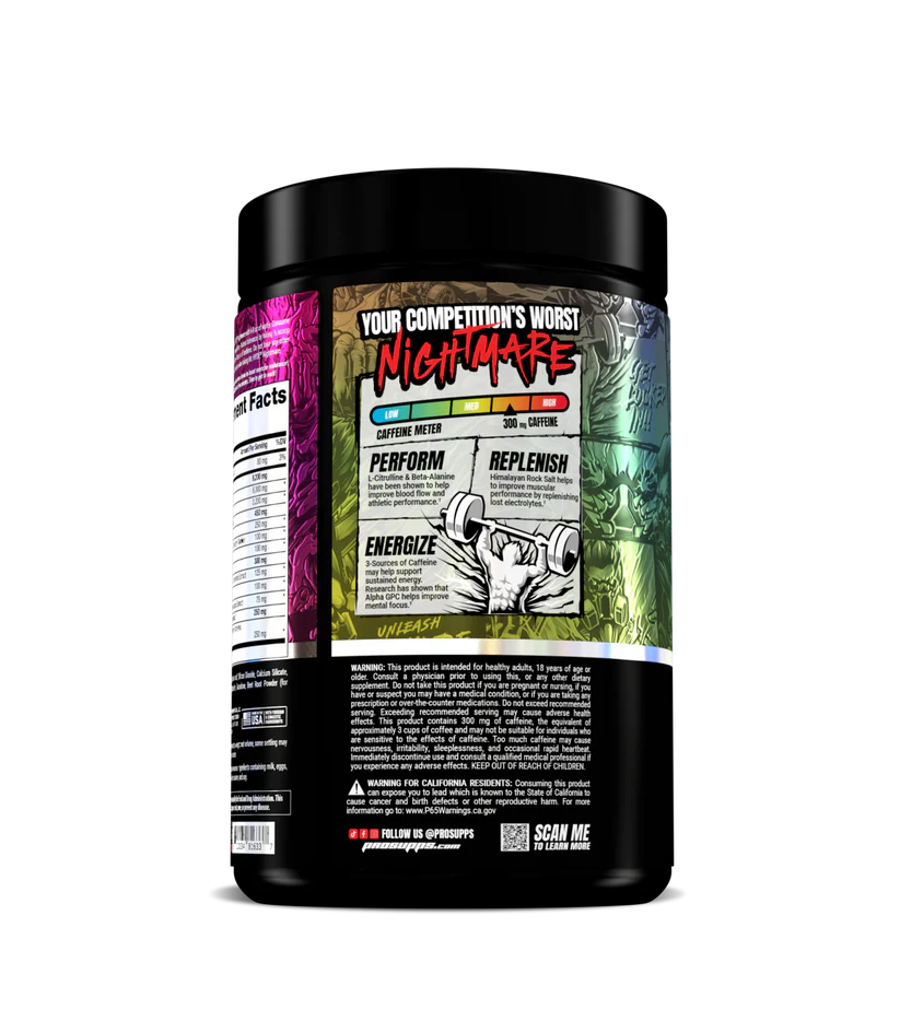 HYDE NIGHTMARE INTENSE ENERGY PROSUPPS 30SERVS