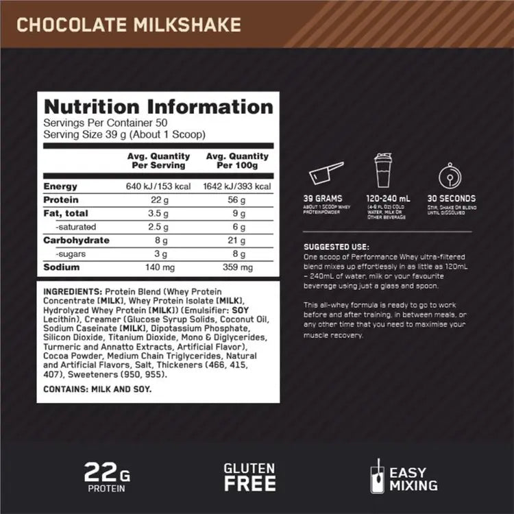 ON PERFORMANCE WHEY 4.30LB