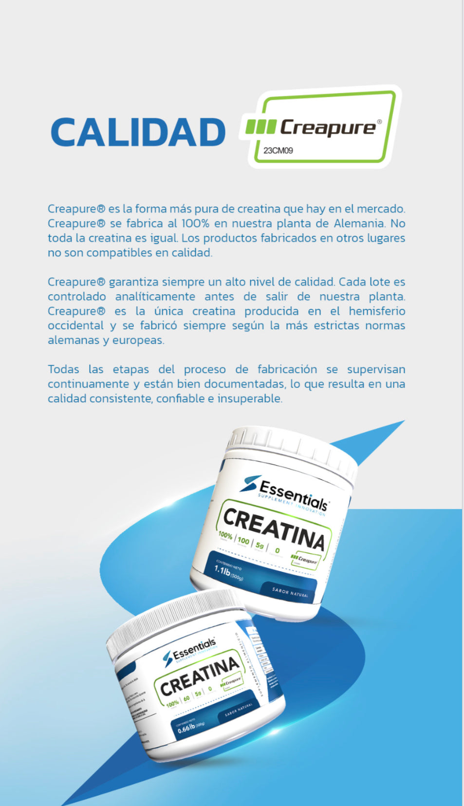 CREATINA ESSENTIALS 500GR