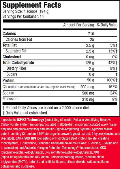 CARNIVOR MASS 6LB