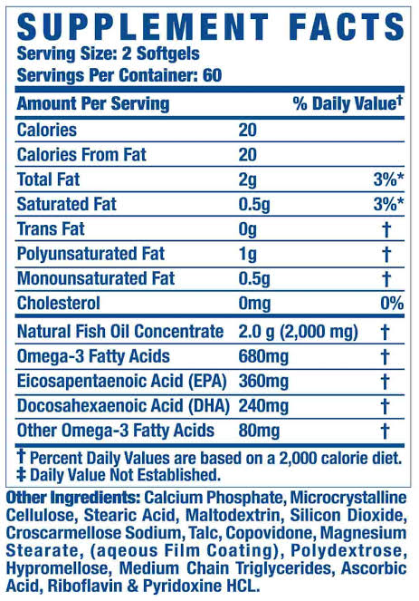 OMEGA-3 RONNIE COLEMAN