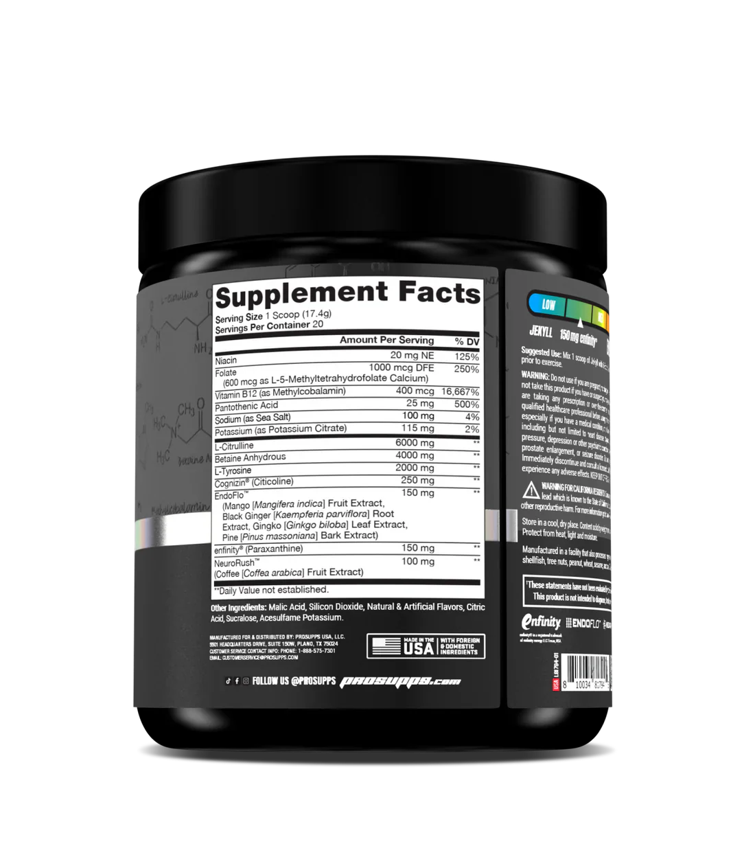 JEKYLL PERFORMANCE PROSUPPS 20 SERVS