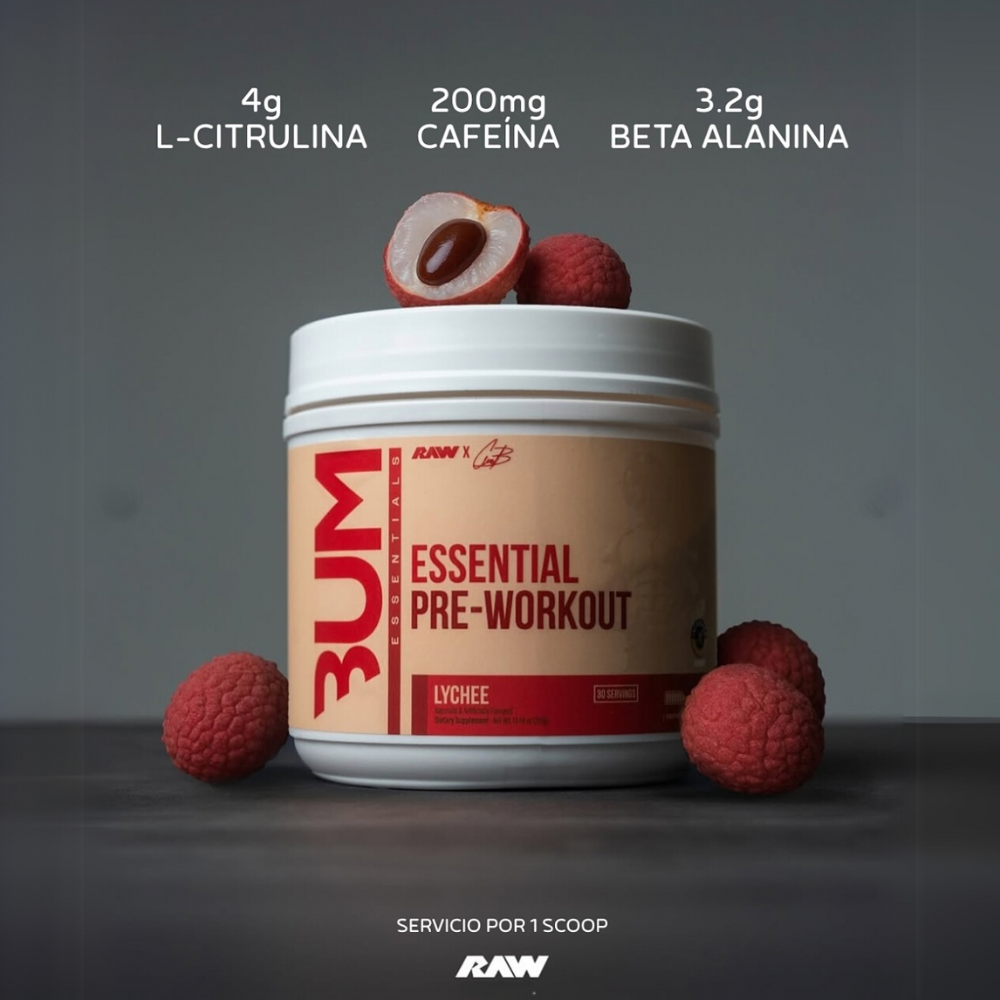 RAW CBUM ESSENTIAL PRE-WORKOUT 30SERV